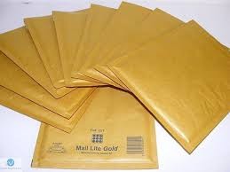 Gold Protective mail bags