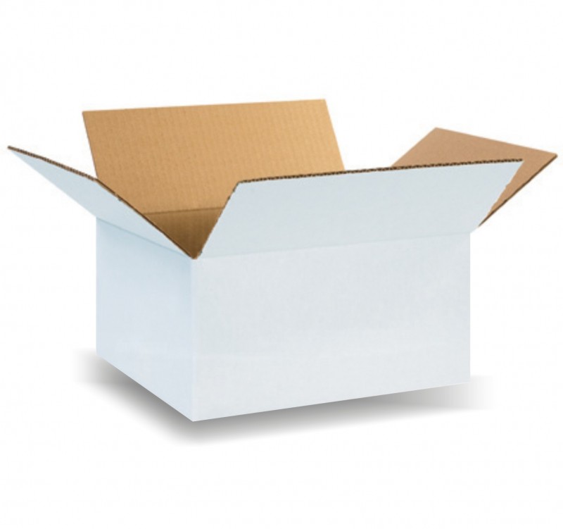 White Cardboard boxes